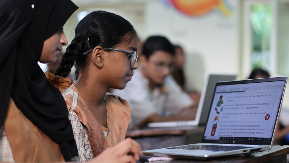 Learning Management System dashboard